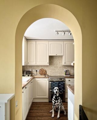 butter yellow kitchen